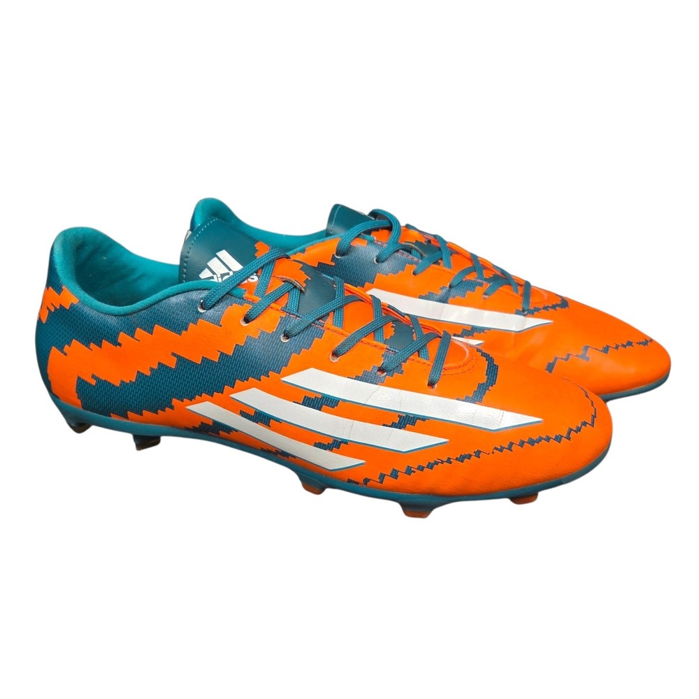 Size 12 -‎ Adidas adizero Messi 10.3 FG M29570 Orange boots Cleats Soccer